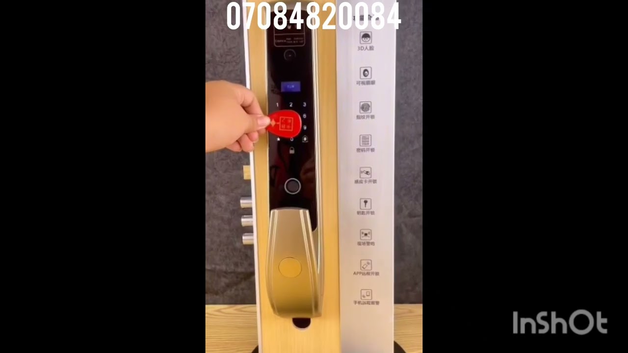 Door Security Digital Smart Lock, 6 Ways Unlock.
