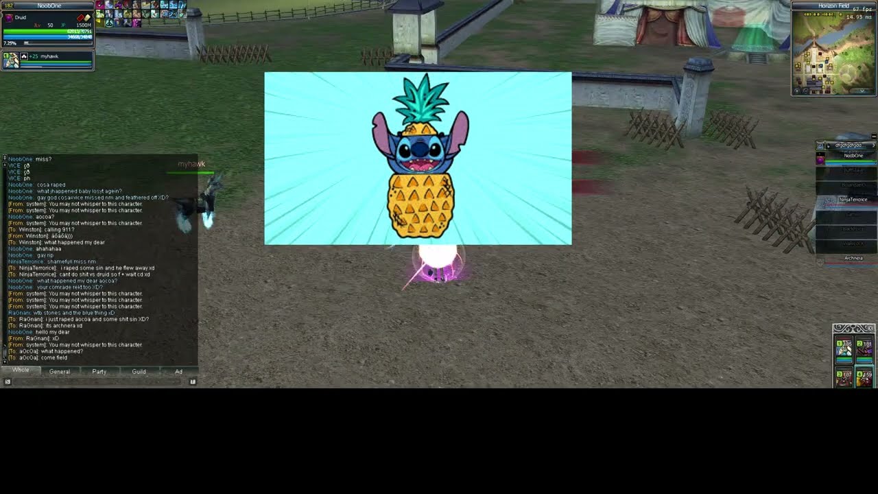 Rappelz Ancient Archnera vs Remnants of Losers(special aocoa movie) !