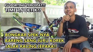 B0NGK4R!! SPEK FU P0RTING J4L4K RACING 7.6 DETIK - TERCEPAT DI MUSIM 2019??