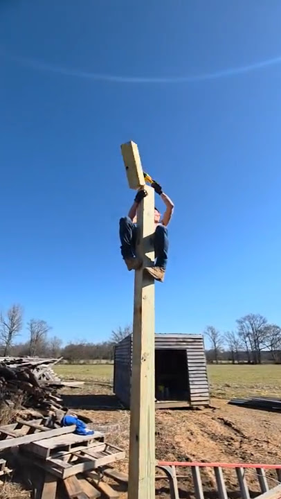 When you don't use a ladder