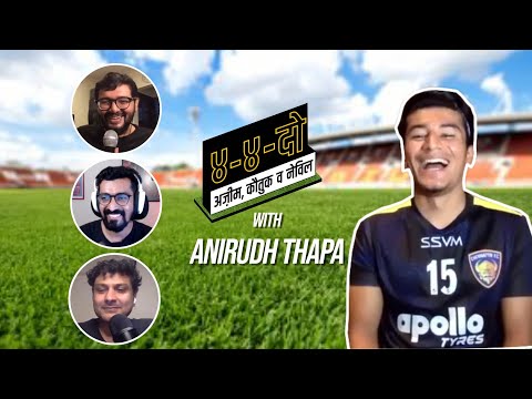 ANIRUDH THAPA Reveals His Favourite Club | #ChaarChaarDo | Ep 1