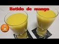 Batido de Mango o Crema de Mango - Smoothie de mango muy nutritivo y delicioso /@ampisrecetas