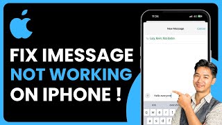 How To Fix iMessage Not Working On iPhone !