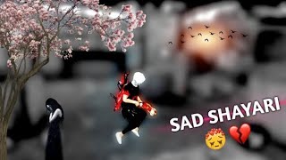 Sad Shayari Free Fire Status | Free Fire Mood off Status | Free Fire Status | Sad shayari | Ff Sad screenshot 4