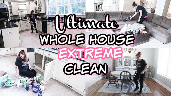 Extreme Whole House Clean #WithMe 2020 Deep Clean Declutter Organize Cleaning Motivation