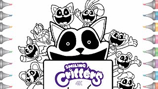 THE SMILING CRITTERS  New Coloring Pages / POPPY PLAYTIME Chapter 3  / PHOTOSHOP / NCS Music