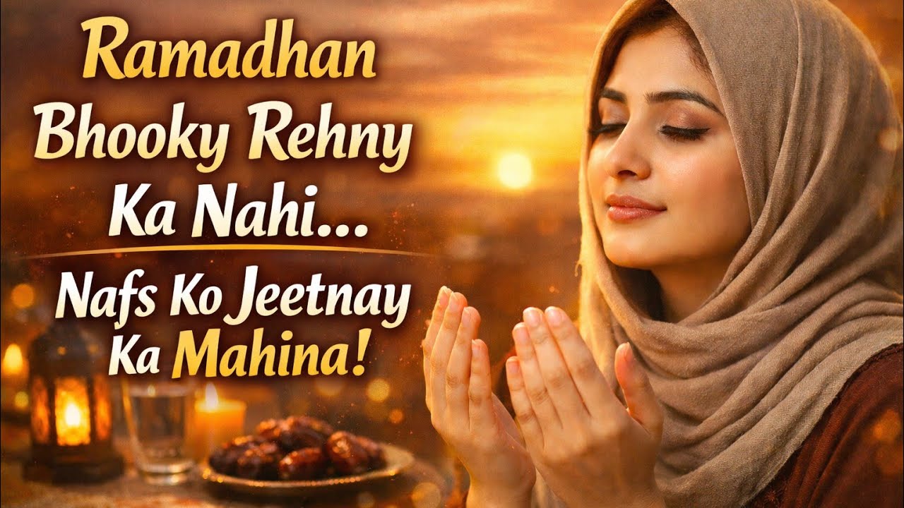“Ramadhan: Bhooky Rehnay Ka Nahi, Nafs Par Mehnat Ka Mahina|sehar khan unfiltered 