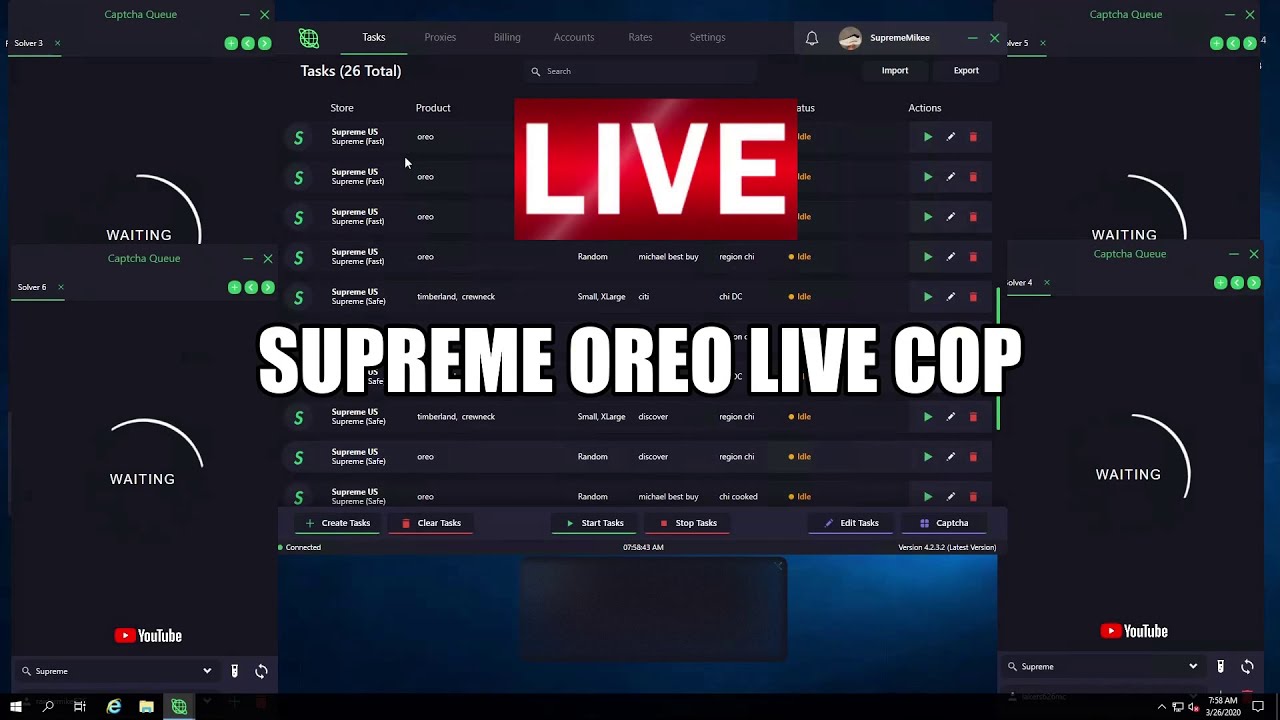 SUPREME OREO!!  SS20 Week 5 Live Cop with Cyber