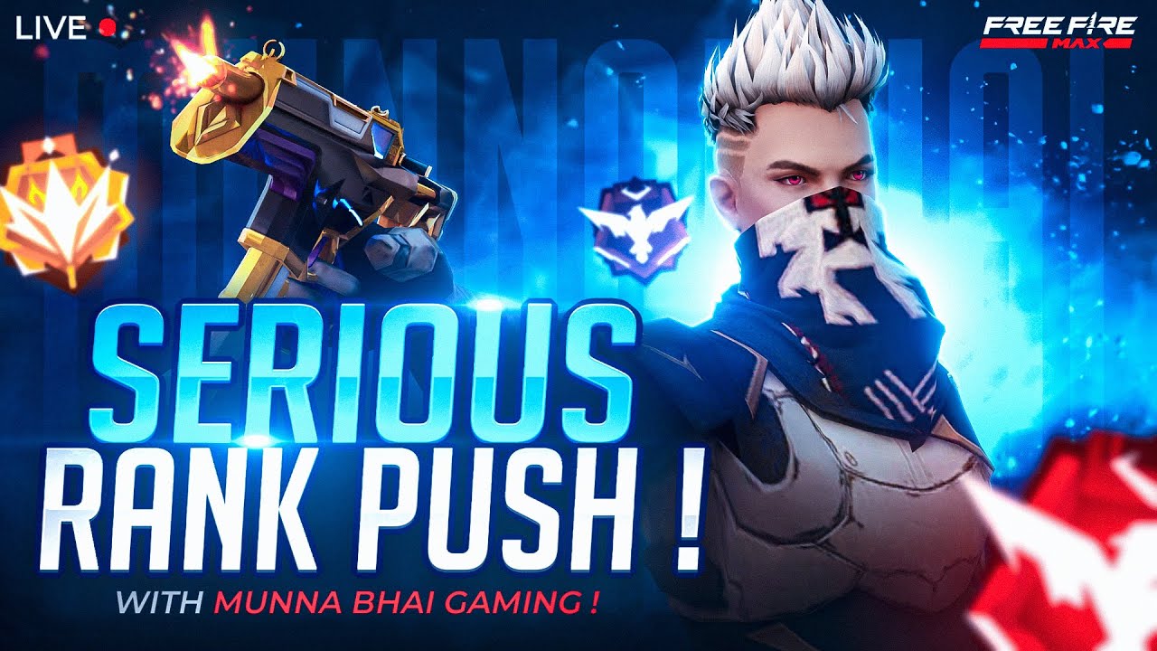 Grandmaster Lobby Live Rank Push Free Fire Telugu - Munna Bhai is Live ...