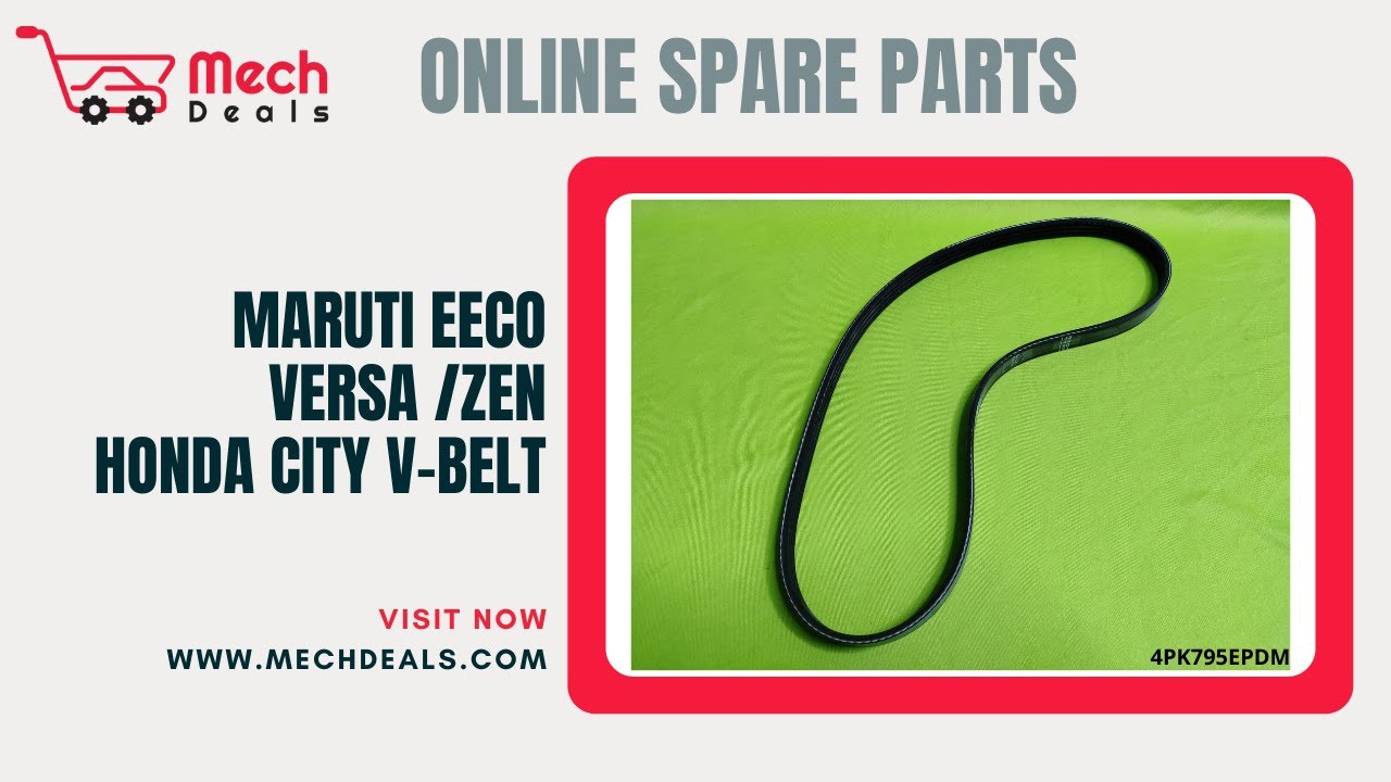 MARUTI EECO /VERSA /ZEN, HONDA CITY VBELT 4PK795EPDM Buy Online 