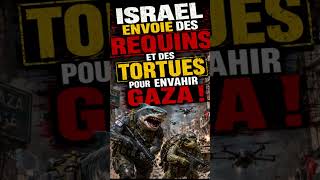 Israel envoie des requins et des tortues pour envahir Gaza