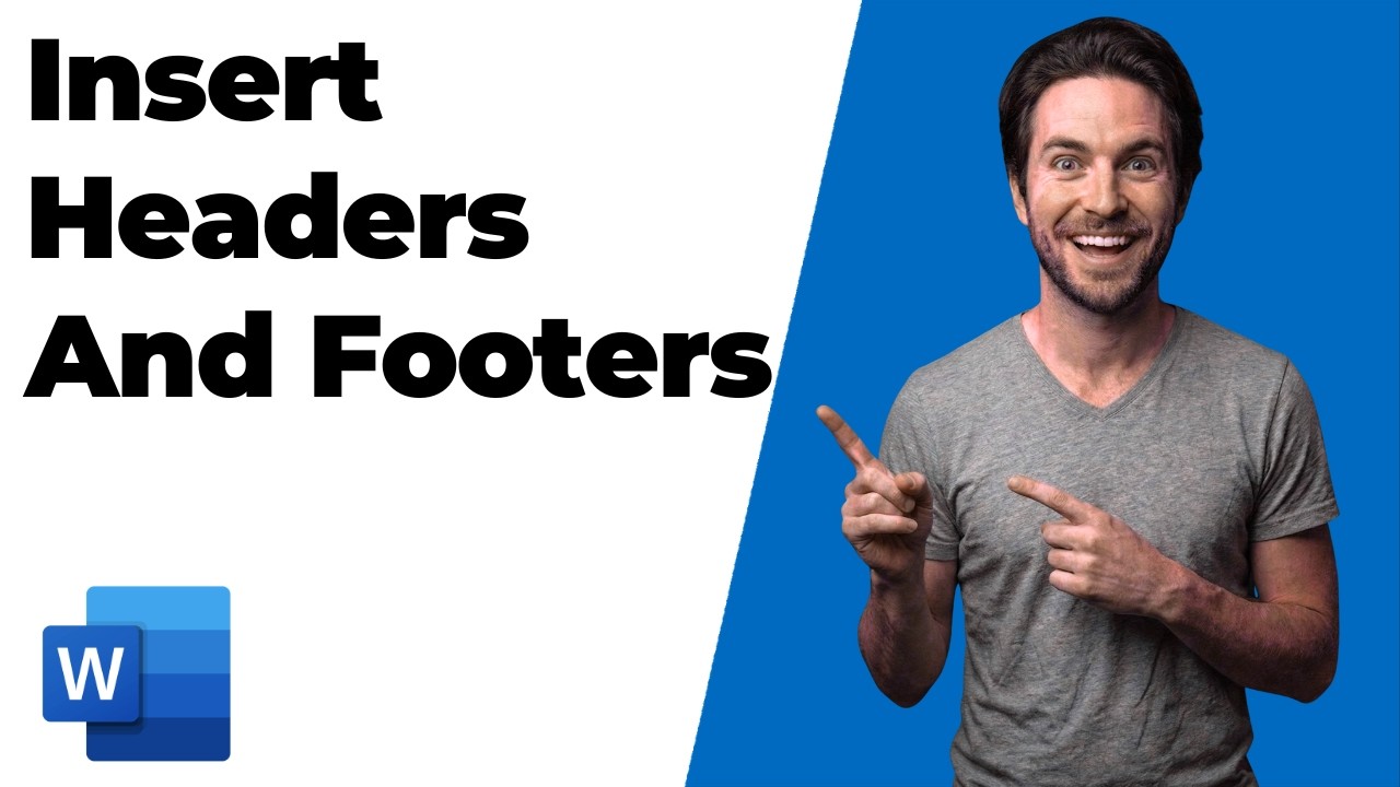 How To Insert Headers And Footers In Microsoft Word (Easy Guide) - YouTube