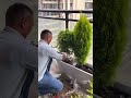 Make a small garden scene on the balcony and you won't feel tired after work anymore