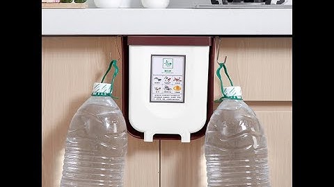 #2 Thùng rác đa năng gấp gọn thông minh. Trợ thủ đắc lực của người nội trợ