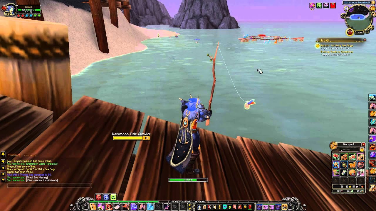 Spoilin' for Salty Sea Dogs darkmoon faire quest playthrough YouTube