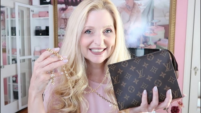 HOW TO CONVERT THE LV TOILETRY POUCH 26 INTO A CROSSBODY BAG * With   Insert * 