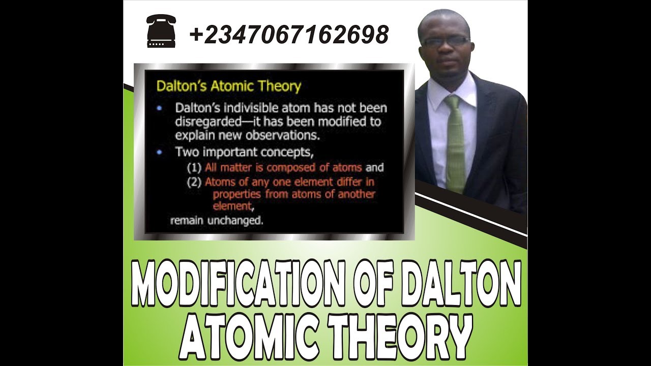 modification of Dalton atomic theory - YouTube