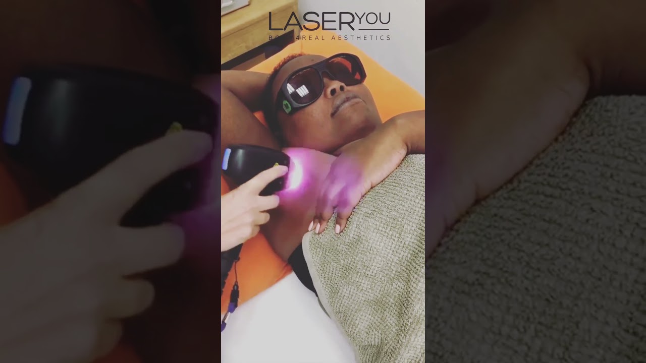 No waxing, No razor, No hassel Laser Hair Removal