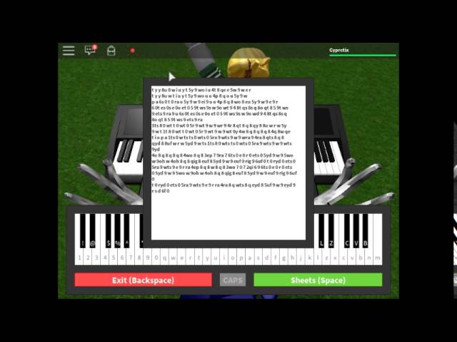 ROBLOX VIRTUAL PIANO - TITANIC - YouTube