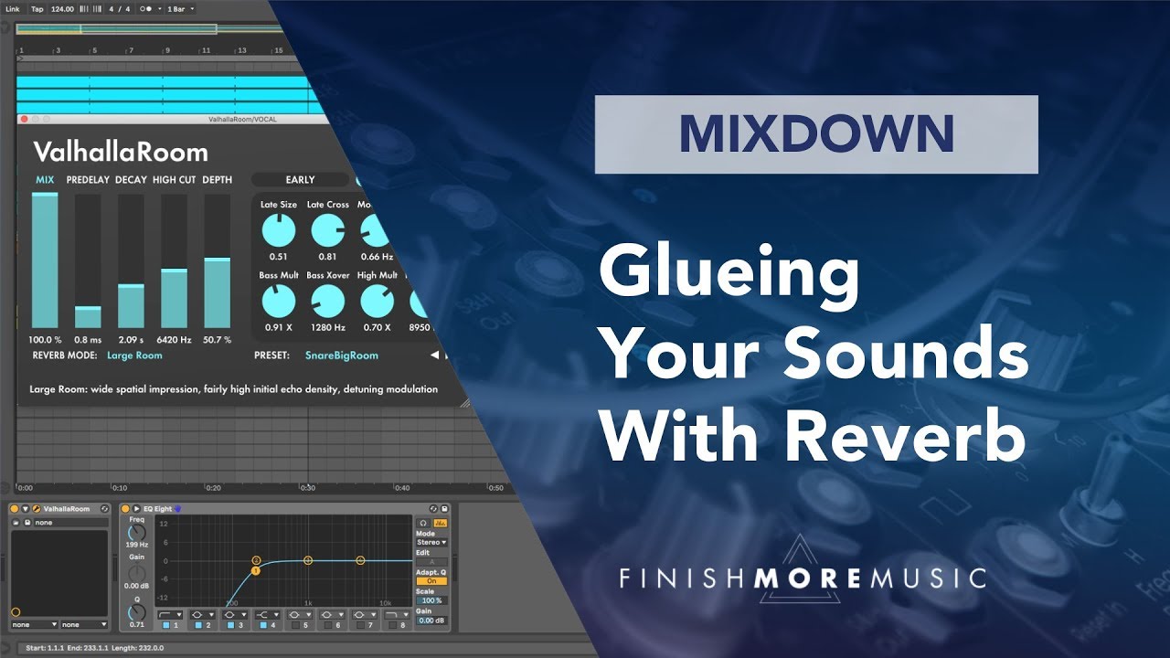 Ableton Mixdown Tutorial - Glueing Your Sounds With Reverb - YouTube