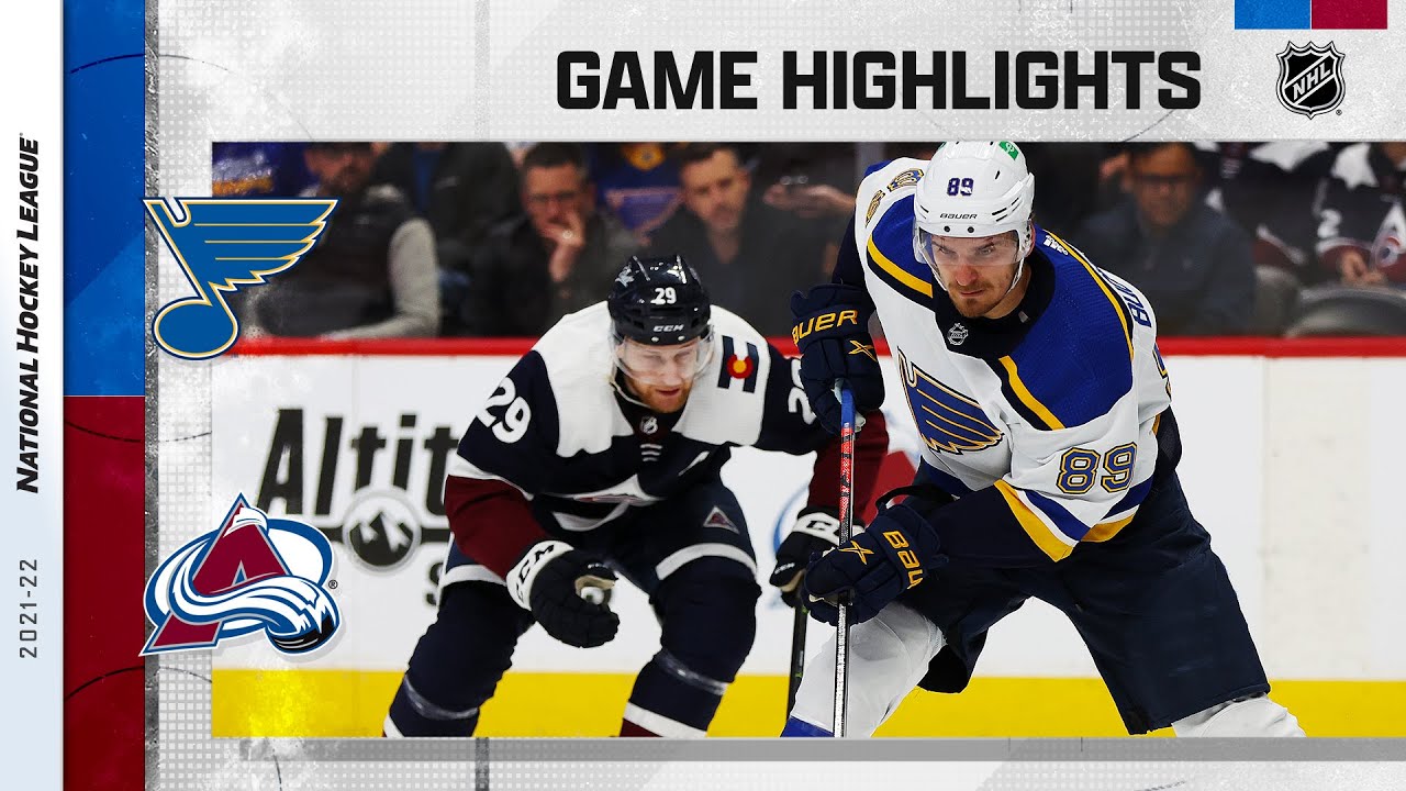 Colorado Avalanche Will Face St. Louis Blues In Second Round Of ...