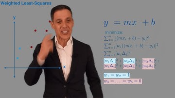 Data fitting: least-squares: weighted least-squares (part 1/2)