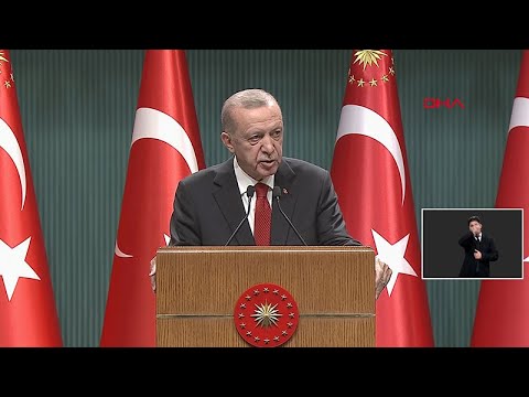 Cumhurbaşkanı Erdoğan, kabine toplantısı sonrası açıklama yaptı