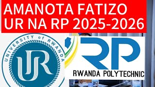 Amanota Fatizo - University of Rwanda na Rwanda Polytechnic 2025-2026 | Ubalde Official