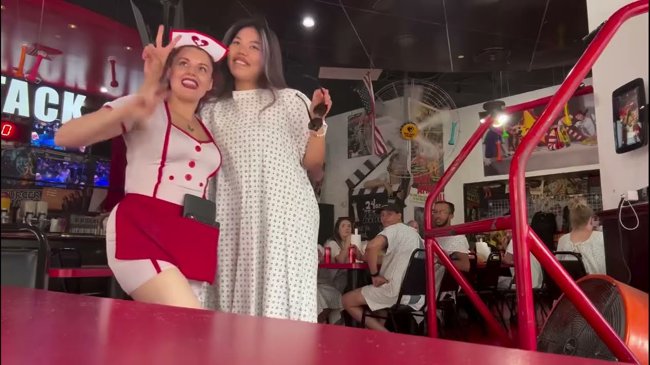 When you cant finish your food | Heart Attack Grill | Vegas | Trending | 2025