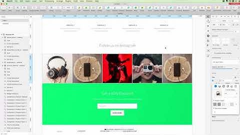 Design an E-Commerce Website in Sketch Tutorial: Landing Page UI Design 👉PART 2