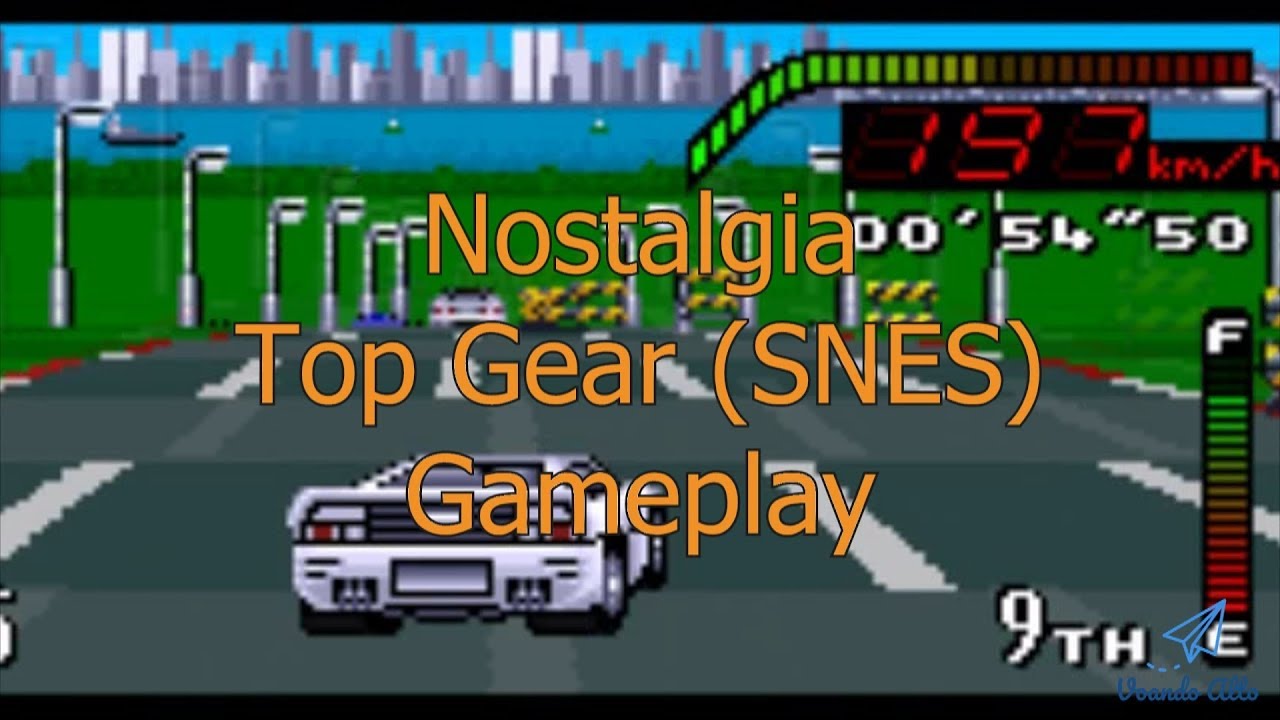 Top Gear do Super Nintendo (matando a saudade) 