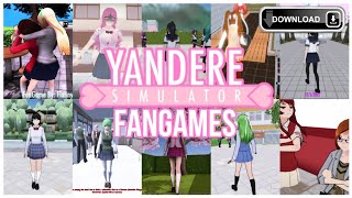 TOP 10 YANDERE SIMULATOR FANGAMES FOR ANDROID +DL