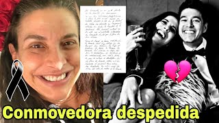 Novio de Veronica Toussaint se despide de ella con conmovedora carta 'Te amo infinito''