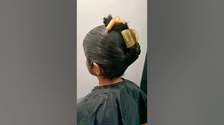 Hair colour #shorts #haircolor #naturalcolor #darkbrown #matrix #matrixsocolor #grayhair #touchup