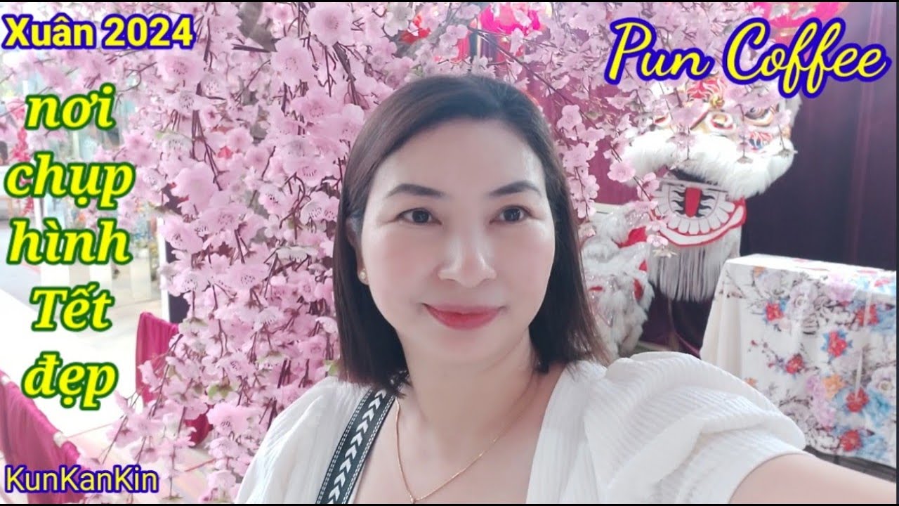 #227 Review Pun Coffee - Xuân 2024 - nơi chụp hình Tết đẹp | Pun Coffee Chill, Song Hành, Hóc Môn