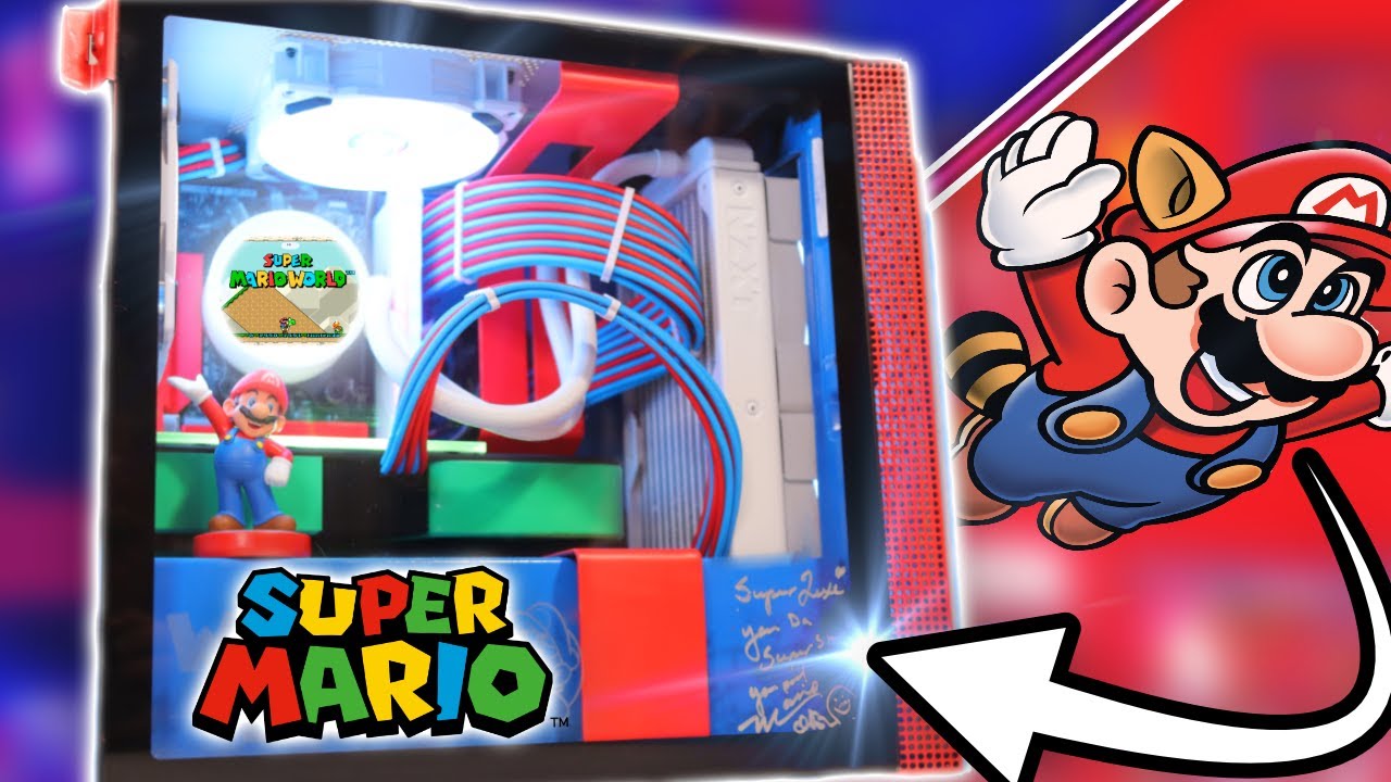 MARIO Gaming PC Case Mod & Build  Retro games room, Video game