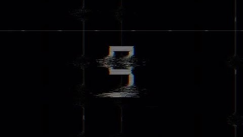 4K TV Damage Countdown Stock Motion Graphics