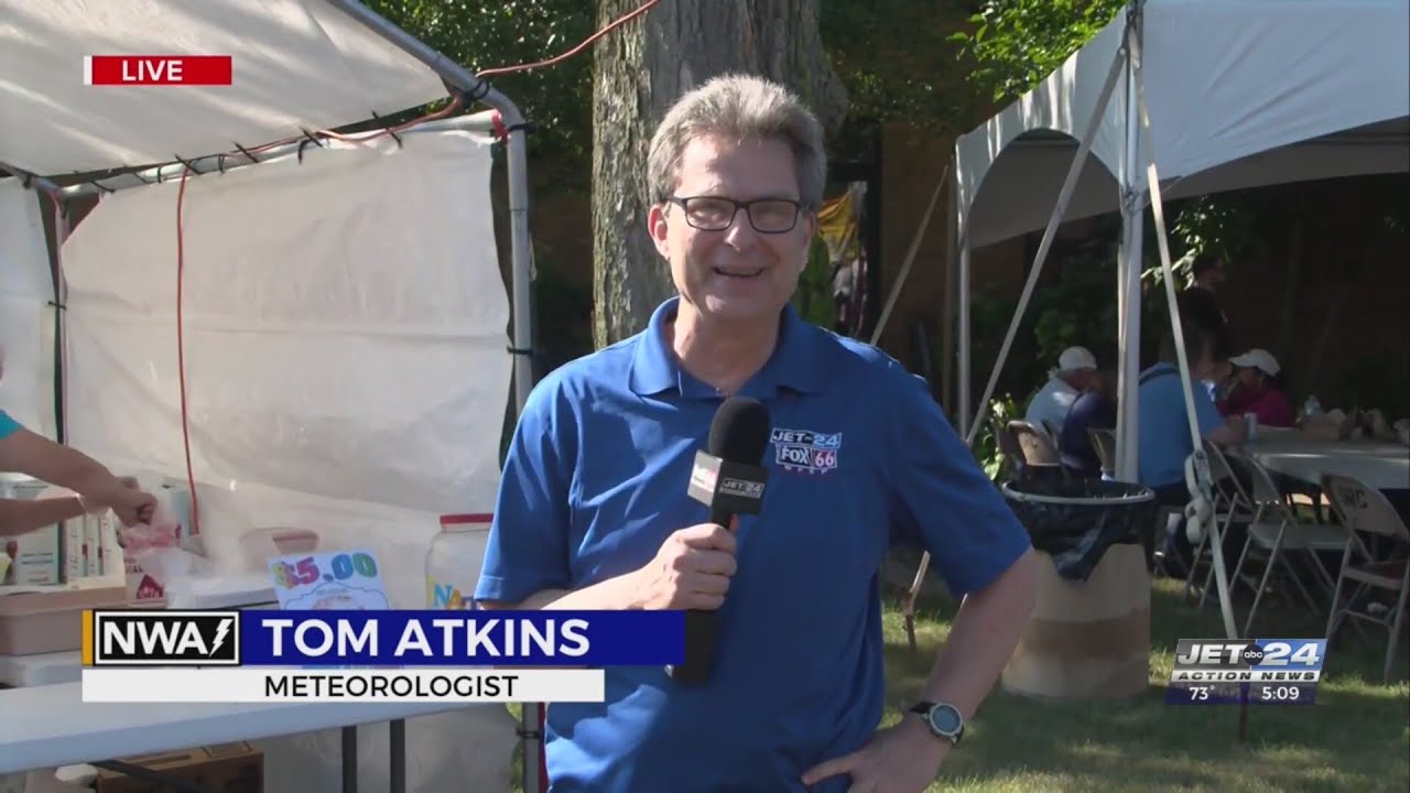 Weather Where You Are: Tom Atkins live at Dan Rice Days - YouTube
