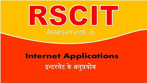 Rscit Assessment 6(internet Applications @ncctech5126 #computerscience #Rscit,#ldc2022 ,