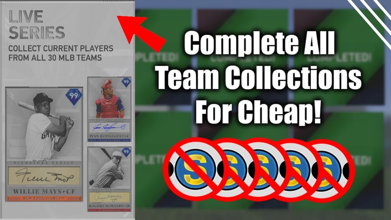 How To Complete All Collections For Cheap! Fast XP Leveling! MLB The Show 19 Diamond Dynasty