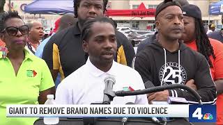 Giant to remove brand name items at one DC store | NBC4 Washington