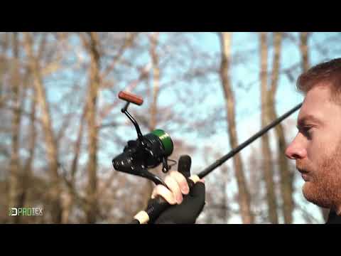 Напальчник для закидання Delphin PROTEX C2G захист пальців від порізів міцна шкіра універсальний розмір регульована липучка, видео 1