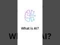 What is AI?  #aifortesters #chatgpt #aiintesting #softwaredevelopment #education
