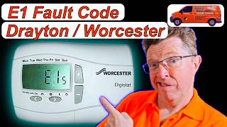 How to Fix Worcester & Drayton Digistat with E1 Fault Code in the Display, Step by Step Guide