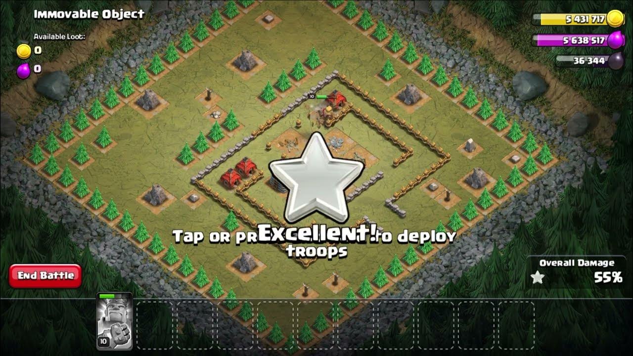 How To Beat Immovable Object Clash Of Clans Immovable Object - How to 3 Star the Goblin Map at Town Hall 8 with