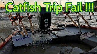 I sunk my boat on Lake Marion while catfishing