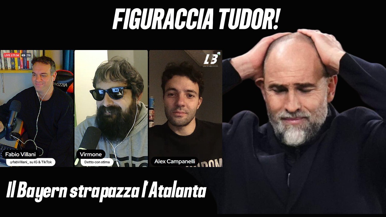 VERGOGNA TUDOR, COLLASSO ATALANTA! | LiveBianconera Night Show