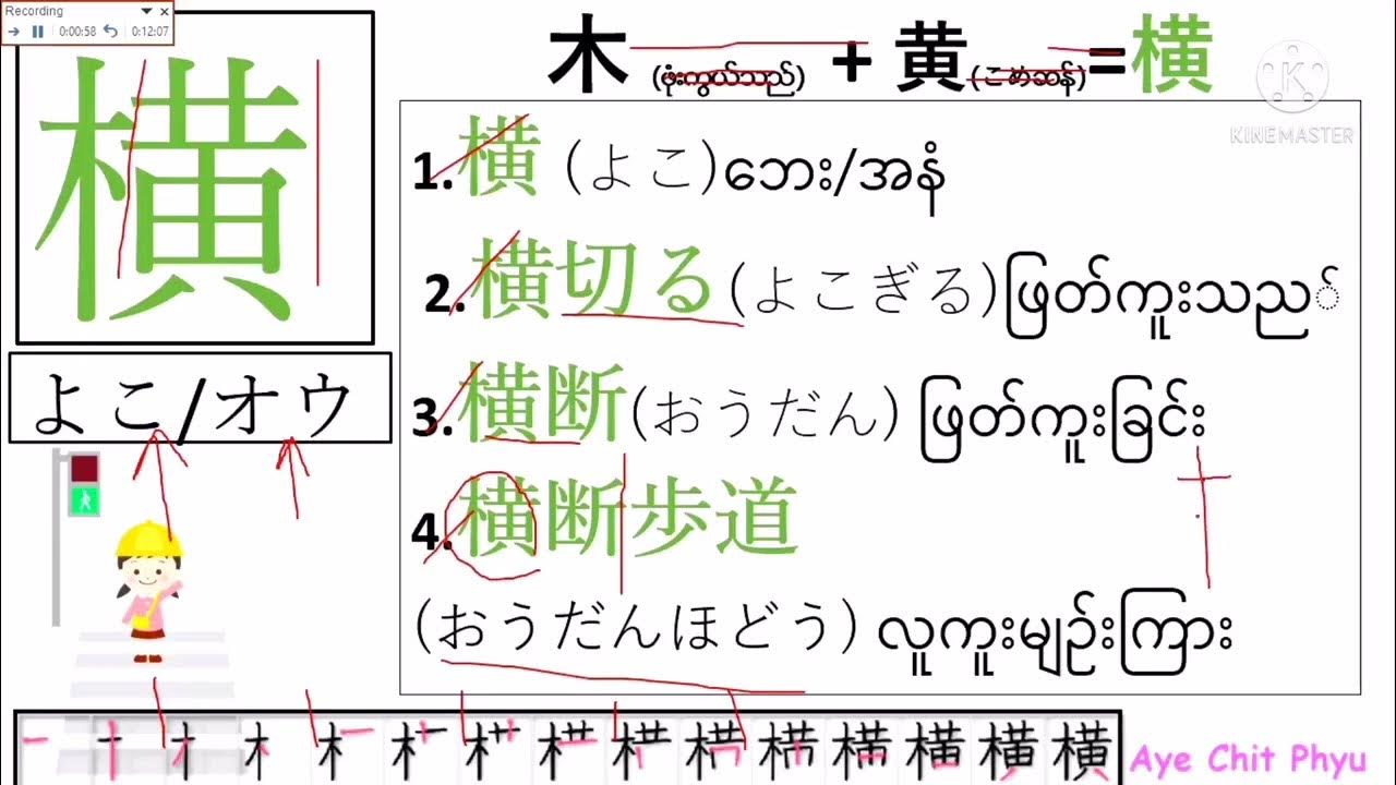 Somatome n3 kanji week1 day2 youtube