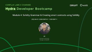 Module 4: Solidity Grammar & Creating Smart Contracts Using Solidity Profile
