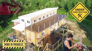 Fence Panels Added to Container Deck